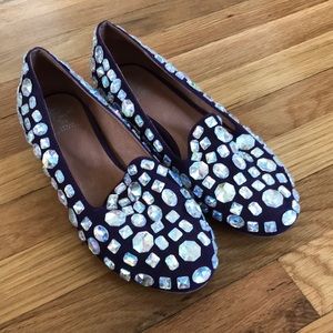 Jeffrey Campbell x UO jeweled crystal loafers